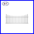 Collections etc Flexible White Picket Fence Border for Garden, Landscape Edging, White